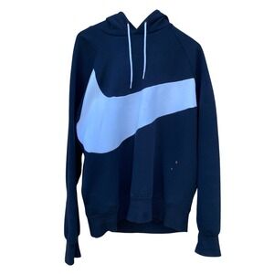 Nike Wrap Around Big Swoosh Hoodie Mens Large Registered Trademark